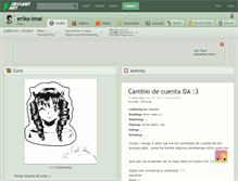 Tablet Screenshot of eriko-imai.deviantart.com