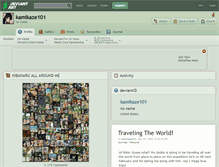 Tablet Screenshot of kamikaze101.deviantart.com