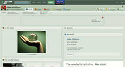 Desktop Screenshot of mike-whitford.deviantart.com