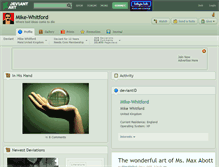 Tablet Screenshot of mike-whitford.deviantart.com