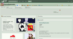 Desktop Screenshot of damneddaybreaker.deviantart.com