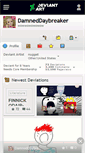 Mobile Screenshot of damneddaybreaker.deviantart.com