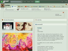 Tablet Screenshot of holidai.deviantart.com
