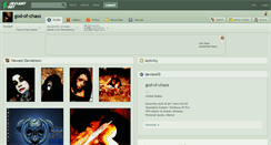 Desktop Screenshot of god-of-chaos.deviantart.com
