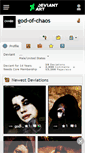 Mobile Screenshot of god-of-chaos.deviantart.com