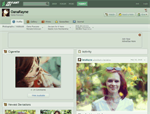 Tablet Screenshot of oanarayne.deviantart.com
