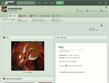 Tablet Screenshot of icelandicstar.deviantart.com