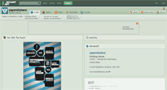 Desktop Screenshot of paperairplane.deviantart.com