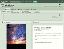 Tablet Screenshot of fadingxmisery.deviantart.com