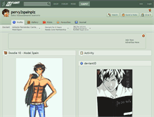 Tablet Screenshot of pervy2spainplz.deviantart.com