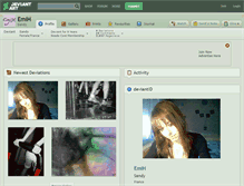 Tablet Screenshot of emih.deviantart.com