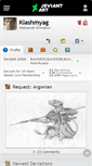 Mobile Screenshot of klashmyag.deviantart.com