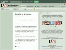 Tablet Screenshot of antisasusakufc.deviantart.com