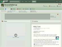 Tablet Screenshot of powered-buttercup.deviantart.com
