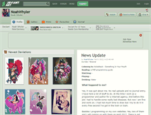 Tablet Screenshot of noahwhyler.deviantart.com