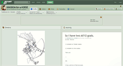 Desktop Screenshot of kingdom-for-a-horse.deviantart.com