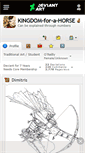 Mobile Screenshot of kingdom-for-a-horse.deviantart.com