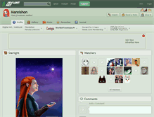 Tablet Screenshot of mareishon.deviantart.com