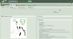 Desktop Screenshot of dameleth.deviantart.com