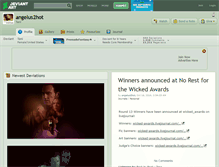 Tablet Screenshot of angelus2hot.deviantart.com
