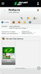 Mobile Screenshot of firefox16.deviantart.com