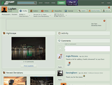 Tablet Screenshot of luyten.deviantart.com