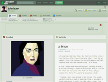 Tablet Screenshot of johnlacey.deviantart.com