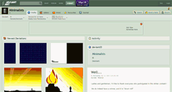 Desktop Screenshot of minimalists.deviantart.com