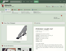 Tablet Screenshot of ephourita.deviantart.com