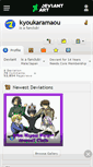 Mobile Screenshot of kyoukaramaou.deviantart.com