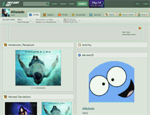 Tablet Screenshot of mikalado.deviantart.com