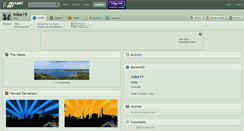 Desktop Screenshot of mike19.deviantart.com