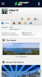 Mobile Screenshot of mike19.deviantart.com