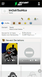 Mobile Screenshot of imoohtoonice.deviantart.com