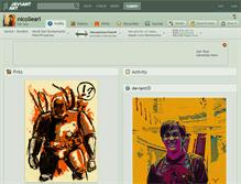 Tablet Screenshot of nicollearl.deviantart.com