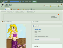 Tablet Screenshot of jessie-san.deviantart.com