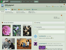 Tablet Screenshot of ddrzukamori.deviantart.com