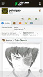 Mobile Screenshot of petergao.deviantart.com
