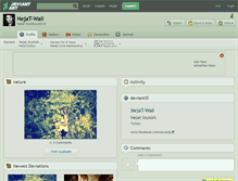 Tablet Screenshot of nejat-wall.deviantart.com