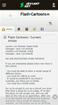Mobile Screenshot of flash-cartoons.deviantart.com