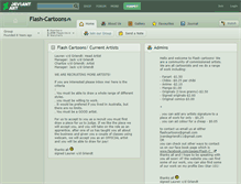 Tablet Screenshot of flash-cartoons.deviantart.com