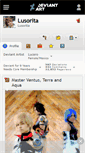 Mobile Screenshot of lusorita.deviantart.com