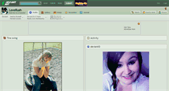 Desktop Screenshot of loverush.deviantart.com