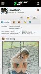 Mobile Screenshot of loverush.deviantart.com