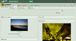 Desktop Screenshot of devildrake.deviantart.com