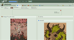 Desktop Screenshot of littlepunkyx.deviantart.com