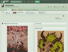 Tablet Screenshot of littlepunkyx.deviantart.com