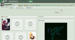 Desktop Screenshot of princejupiter.deviantart.com