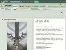 Tablet Screenshot of hachiyuki.deviantart.com
