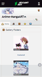 Mobile Screenshot of anime-mangaart.deviantart.com
